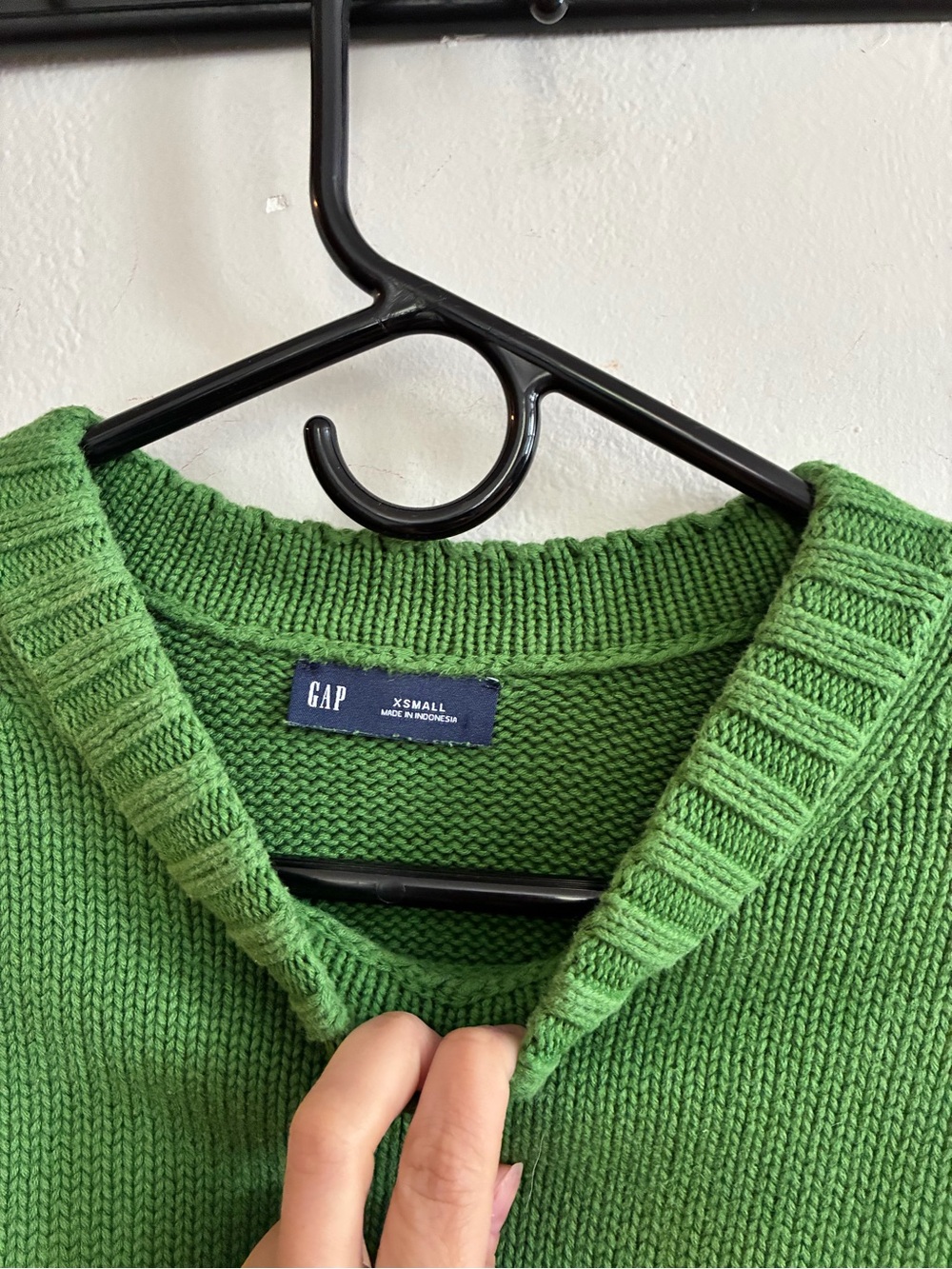 GAP Oversized Green Crewneck Sweater - Picture 2 of 3